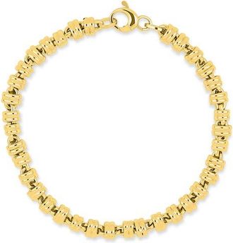 Bony Levy Mens 14K Gold 5.8mm Segmented Link Chain Bracelet in 14K Yellow Gold at Nordstrom