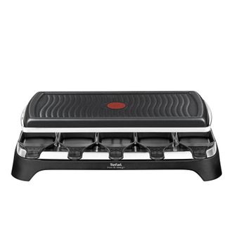 T-fal Re4588 Parrilla De Interior 10 Personas(s) 1350 W Negro, Acero Inoxidable