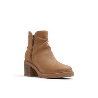 Roxy Clementine Boots Womens Brown Suede Round Toe Ankle Bootie HTAT1818