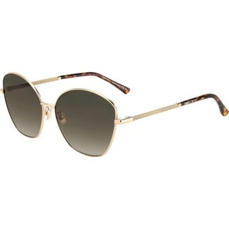 Jimmy Choo London MARILIA-G-SK-06J-HA Sunglasses in Gold