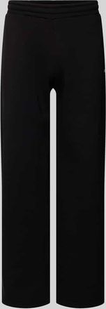 Review Sweatpants mit Logo-Print und Ges&auml;&szlig;tasche in Black, Gr&ouml;&szlig;e XXL