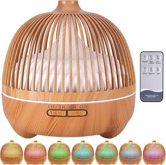OEM Difusor De Aceites Esenciales De 550 Ml, Humidificador Ultras&oacute;nico, Aromaterapia, 7 Colores Led, S&uacute;per Silencioso, Para El Hogar, La Oficina, El Dormi
