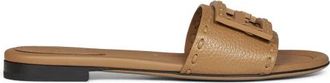 Fendi Baguette Slide - Dames - Sandalen - Bruin - 38 EU - Leer - Schoenen