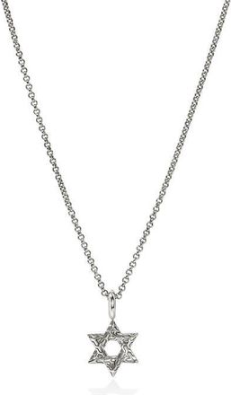 John Hardy JH Essentials Star of David Pendant Necklace in Silver at Nordstrom, Size 18