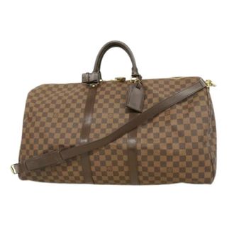 Louis Vuitton Pre-owned Weekend Bags, unisex, Brown, Size: ONE SIZE Pre-owned Keepall Bandouli&egrave;re 55