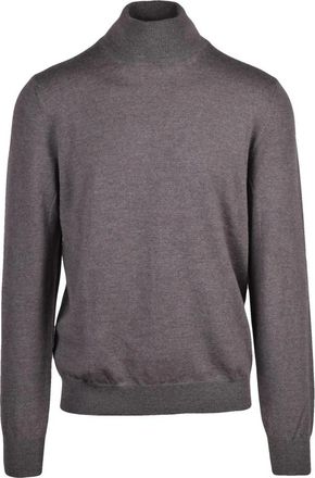 Gran Sasso Ciclista Turtleneck - Heren - Coltruien - Grijs - XL - Wol - Truien & Vesten