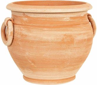 Biscottini International Jarr&oacute;n De Terracota Casp&ograve; 100% Made In Italy Totalmente Artesanal Jarr&oacute;n De Exterior