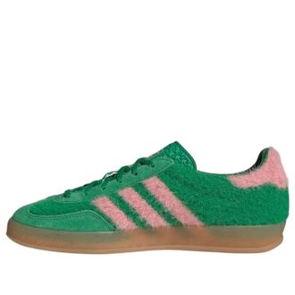 adidas (WMNS) adidas Gazelle Indoor Furry Green Pink JP8342