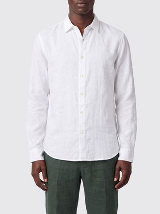 James Perse Camicia a maniche lunghe in puro lino con colletto classico