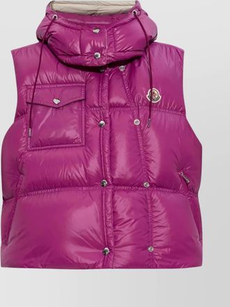 Moncler quilted hooded gilet