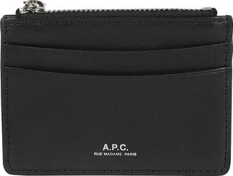 A.P.C. Paris Credit Card Holder - Heren - Portefeuilles - Zwart - ONE Size - Accessoires