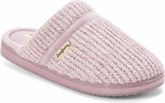 Dearfoams Serena Marled Chenille Scuff House Slipper in Frosted Plum at Nordstrom, Size X-Large