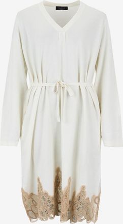 Fabiana Filippi Midi-Strickkleid mit V-Ausschnitt