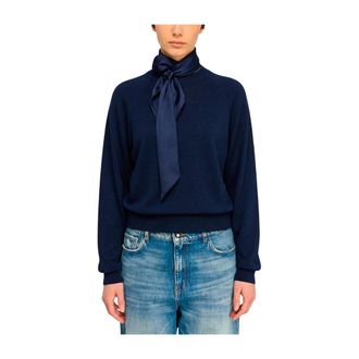 Semicouture Maglia Kathi - - Knitwear - Donna - Blu - M