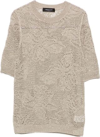 Fabiana Filippi Womens Openwork T-Shirt