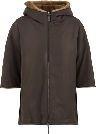 Lou Andr&eacute;a Parka Reversible de Pelo Sint&eacute;tico - Jackets - Mujer - Marr&oacute;n - S
