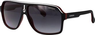 Carrera 1001 Pilot-Stijl Navigator Zonnebril - Heren - Zonnebrillen - Zwart - 62 MM - Accessoires