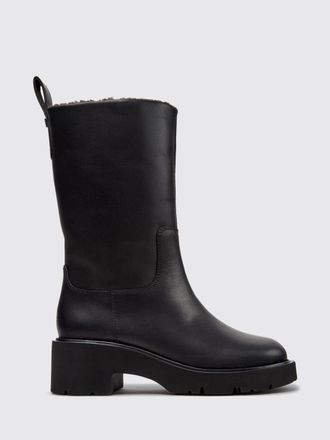 Camper Milah Smooth Calf Leather Boots with a Chunky Sole