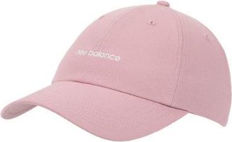 New Balance Donna 6 Panel Linear Logo Hat in Rosa, Poliestere, Taglia OSZ