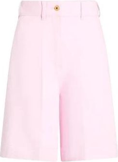 Patou High-Waisted Bermuda Shorts - Dames - Korte Broeken - Roze - XS - Katoen - Korte Broeken