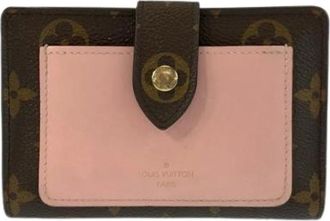 Louis Vuitton Pre-owned Wallets, female, Pink, Size: ONE SIZE Pre-owned Portefeuille Juliette Monogram Wallet