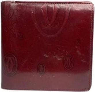 Cartier Pre-owned Wallets, female, Red, Size: ONE SIZE Pre-owned Vintage Wallet