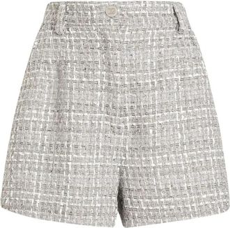 Dolce & Gabbana Lichtgrijze Riem Broek - Dames - Bermuda - Grijs - XS - Korte Broeken