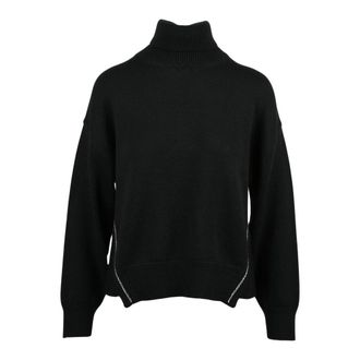 Alpha Studio Mujer, Jerseys, Negro, Talla: M