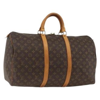 Louis Vuitton Pre-owned Weekend Bags, female, Brown, Size: ONE SIZE Pre-owned Boston Bag