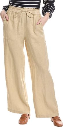 Michael Stars Jules High-Rise Wide Leg Linen Pant