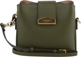 Pourchet Tassen, Dames, Groen, ONE Size, Leer, Petit Trotteur