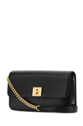 Golden Goose Womens Black Leather Gioia Clutch