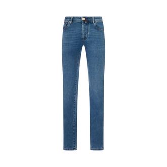 Jacob Cohen Slim-fit Jeans, male, Blue, Size: W36 Nick Slim Fit Jeans