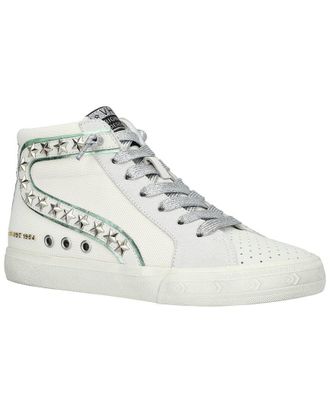 Vintage Havana Gadol High 17 Leather & Suede-Trim Sneaker