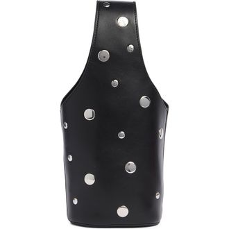 BCBGeneration Mini Studded Faux Leather Bucket Bag in Black at Nordstrom Rack