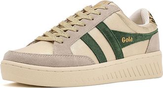 Gola Superslam Blaze Ii Womens Shoes Gold/Evergreen/Leopard : 9.5 B - Medium, Leather