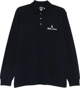 Polo Ralph Lauren Polo a maniche lunghe con logo - Nero