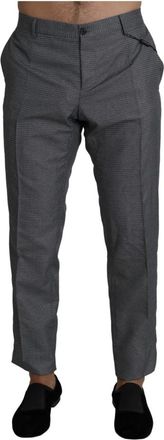 Dolce & Gabbana Heren, Broeken, Grijs, Maat: 2XL Wol