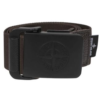Stone Island Cintur&oacute;n de cinta de nailon - Accessories - Hombre - Marr&oacute;n - 100 CM
