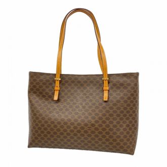Celine Brown Pvc Tote Bag (Pre-Owned)