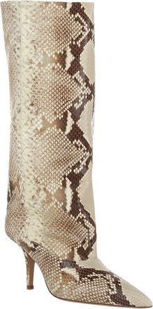 PARIS TEXAS Ines Leather Mid-Calf Boot