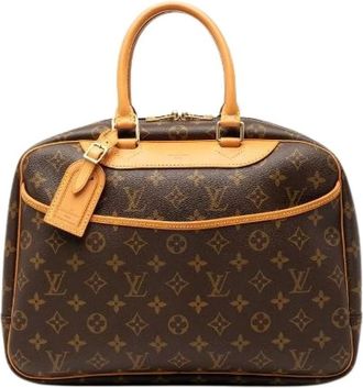 Louis Vuitton Pre-owned Handbags, female, Brown, Size: ONE SIZE Pre-owned Deauville Monogram Handbag