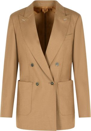 Max Mara Brown Cashmere Blazer