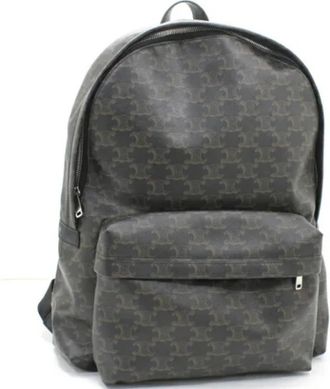 Celine Pre-owned Canvas celine-bags - unisex - Vintage Rugzakken - Zwart - ONE Size - Leer - Vintage