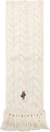 Polo Ralph Lauren Winter Scarves - Dames - Wintersjaals - Beige - ONE Size - Wol - Accessoires