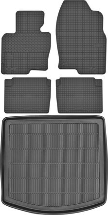 OEM Maletero Max-mat 911111 + Alfombrillas Motohobby 190905 - Mazda Cx-5 I Suv De 2012-2017, Llantas De Aleaci&oacute;n, Delanteras Vlv - Instaladas