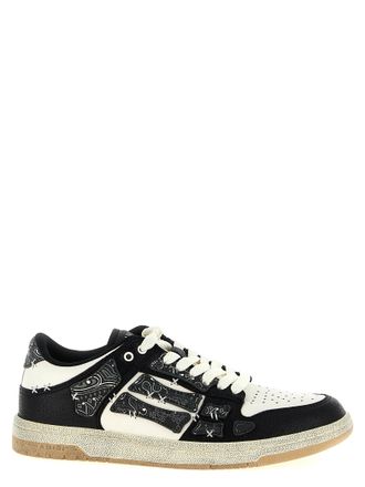 Amiri Mens Bandana Skel Top Low Sneakers