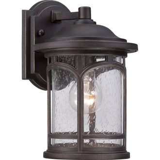 Netlighting Marblehead 1 Light Small Wall Lantern Palladian Bronze Finish E27