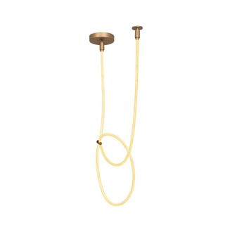 Lucide L&aacute;mpara de techo de aluminio con 1 led integrado, champ&aacute;n color