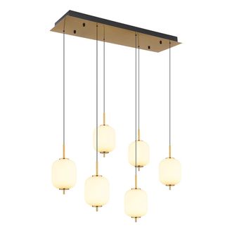 Globo Lighting L&aacute;mpara Colgante - Ewald - Lat&oacute;n - Vidrio - Gran L&aacute;mpara - Globo